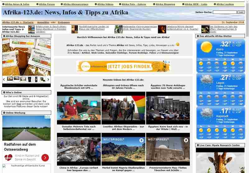 Afrika-123.de - News, Infos & Tipps zu Afrika
