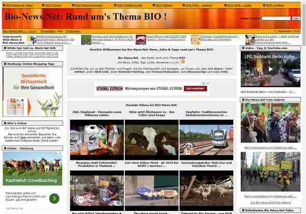 Bio-News.Net: News, Infos & Tipps rund um das Thema BIO!