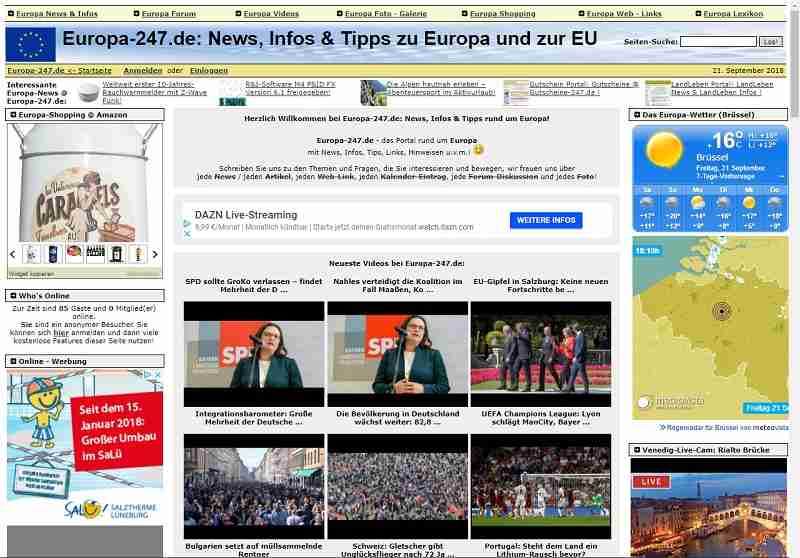 Europa-24/7.de - News, Infos & Tipps zu Europa