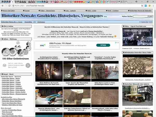 Historiker-News.de - News & Infos zu historischen Themen