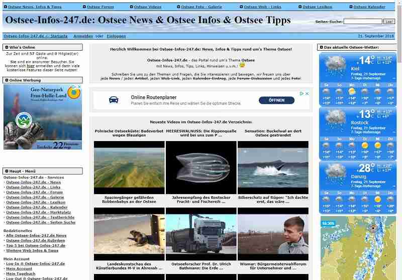 Ostsee-Infos-24/7.de - News, Infos & Tipps rund um die Ostsee