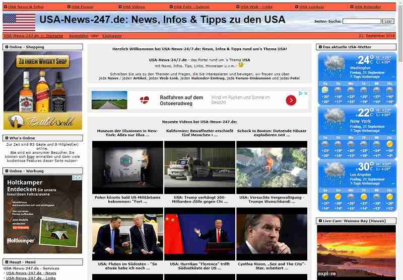USA-24/7.de - News, Infos & Tipps zu den USA