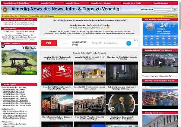 Venedig-News.de -  News, Infos & Tipps rund um Venedig