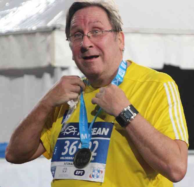 Strassenlauf Athen Medaille