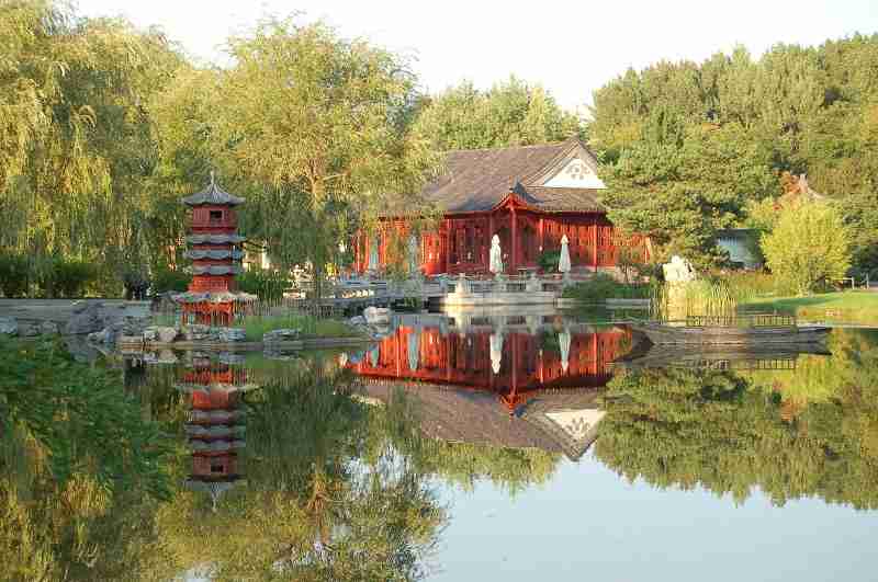 China-Pavillon in den Gärten der Welt Berlin (August 2011)